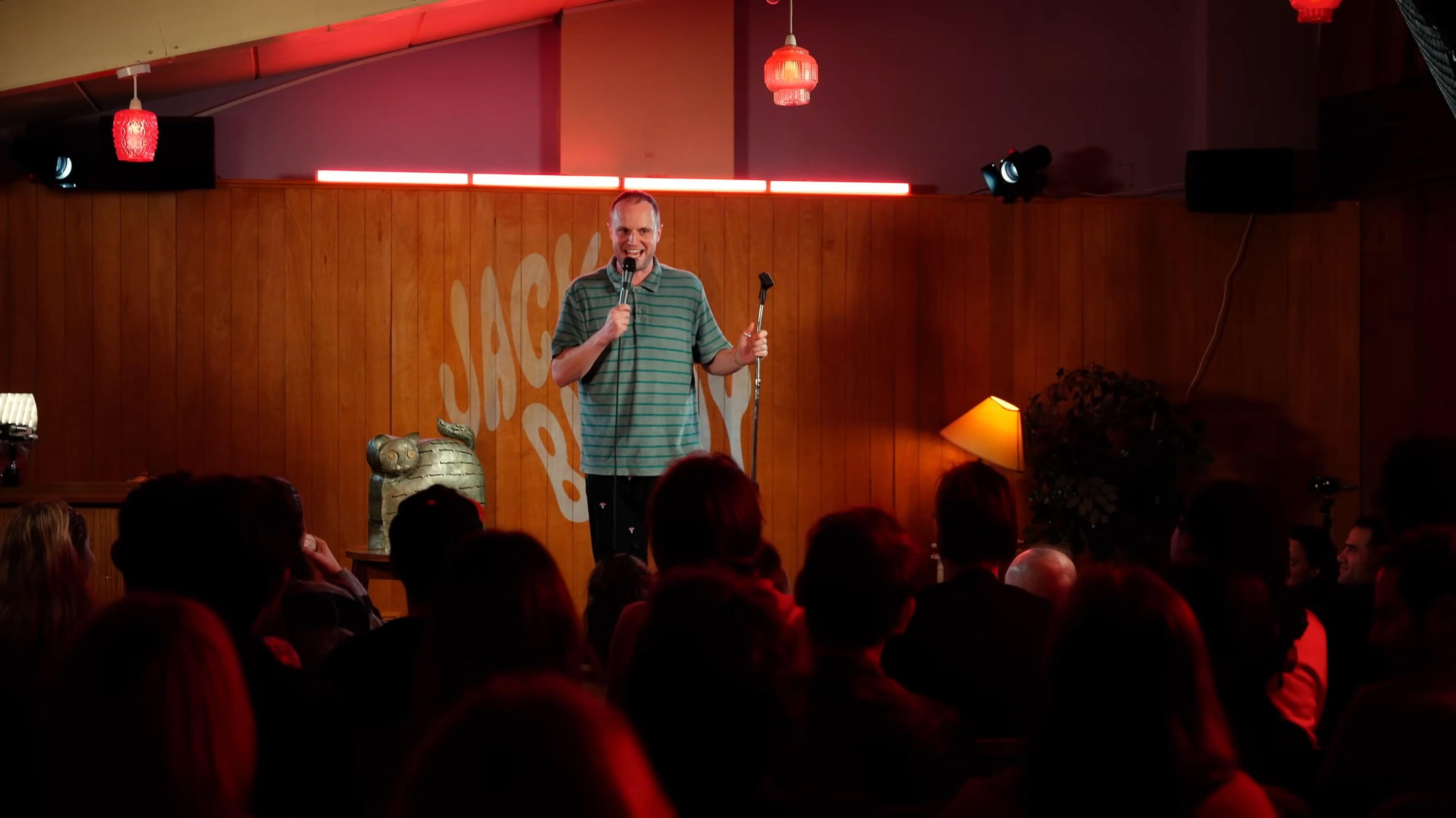 Jack Barry: Don't Happy Be Worry 2025 movie scene