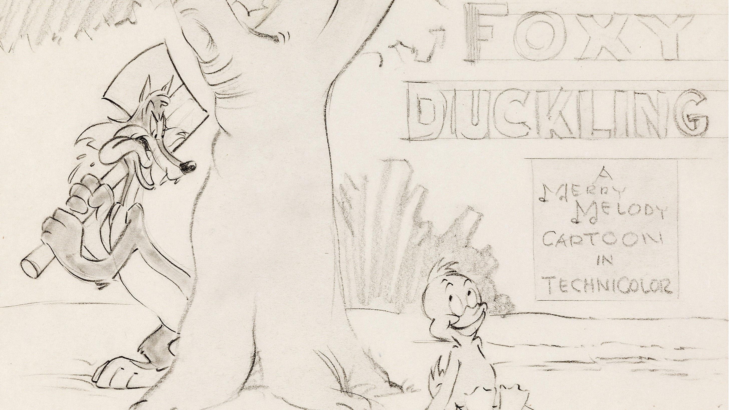 The Foxy Duckling 1947 movie scene