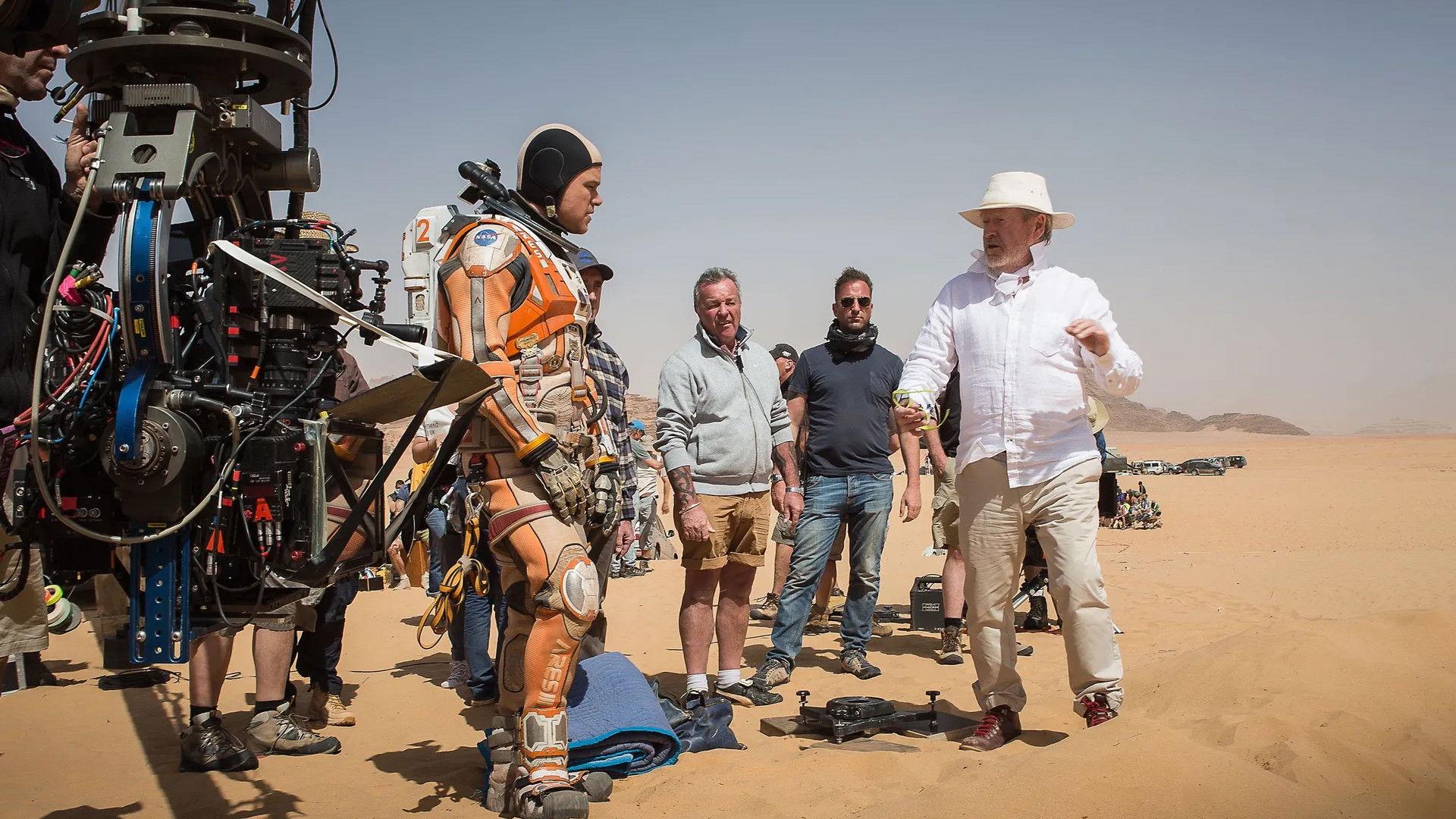 The Long Way Home: Making 'The Martian' 2016 movie scene