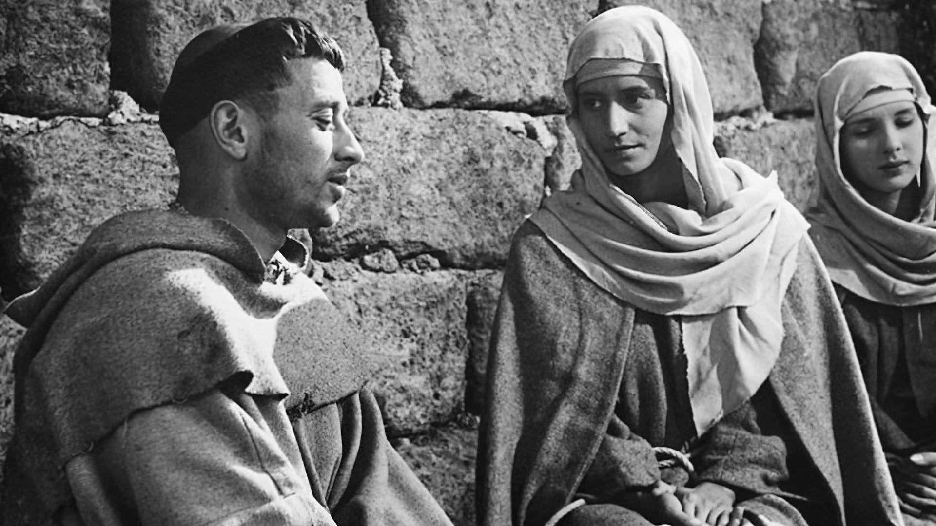 The Flowers of St. Francis 1950 movie scene