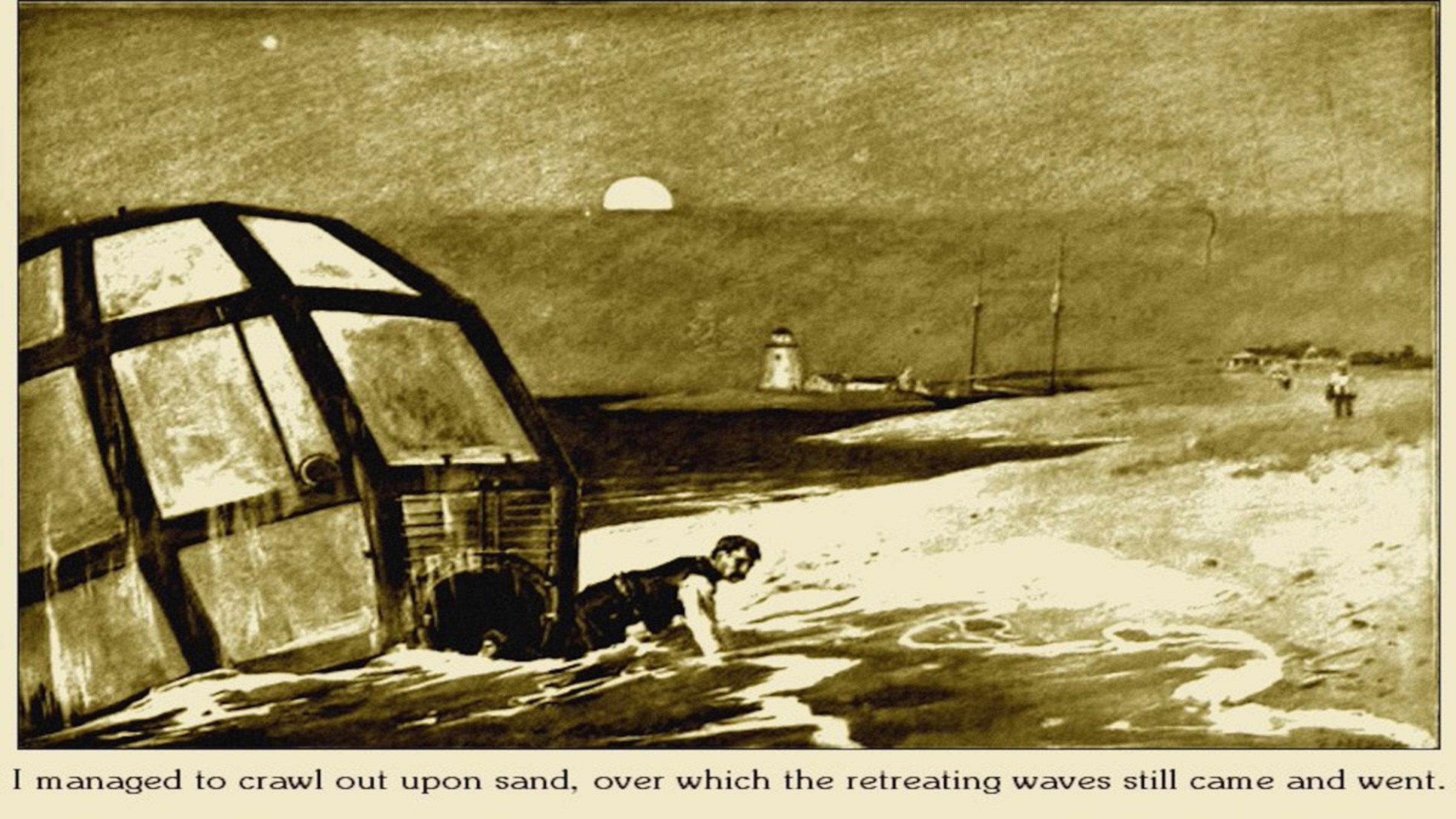 The First Men in the Moon 1919 movie scene