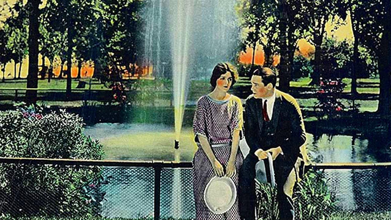 The Rapids 1922 movie scene