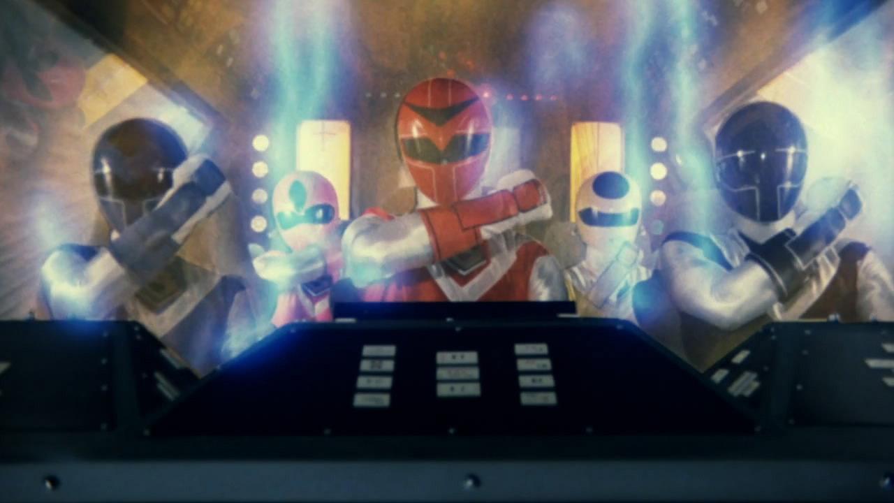 Hikari Sentai Maskman: The Movie 1987 movie scene