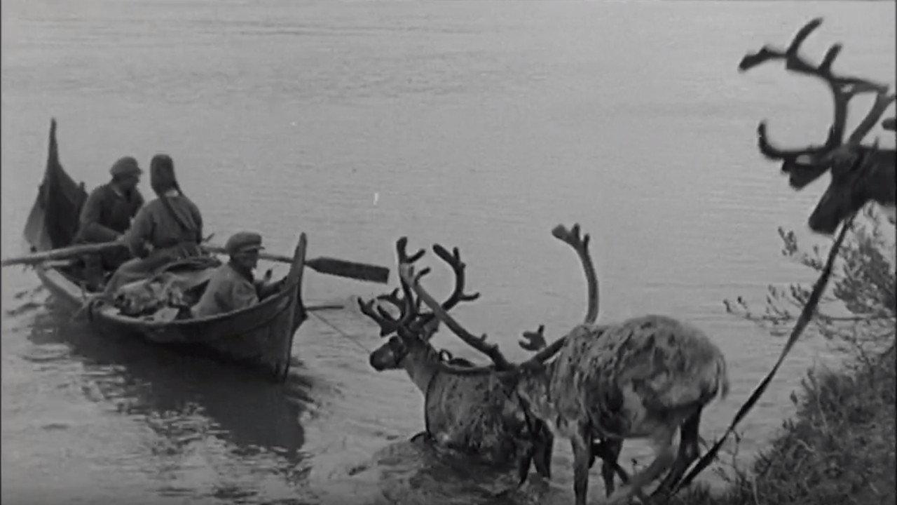 In the Land of the Mountain People: Days in Lapland 1923 movie scene