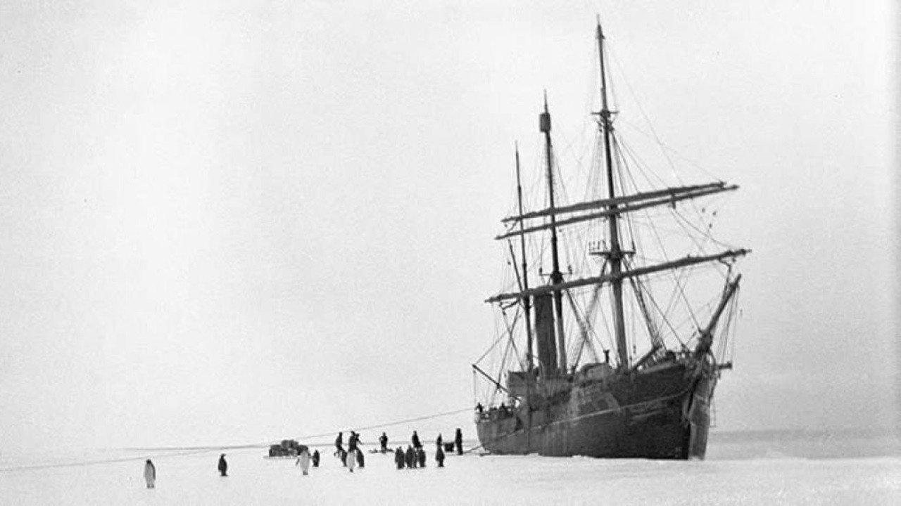 Home of the Blizzard 1913 movie scene