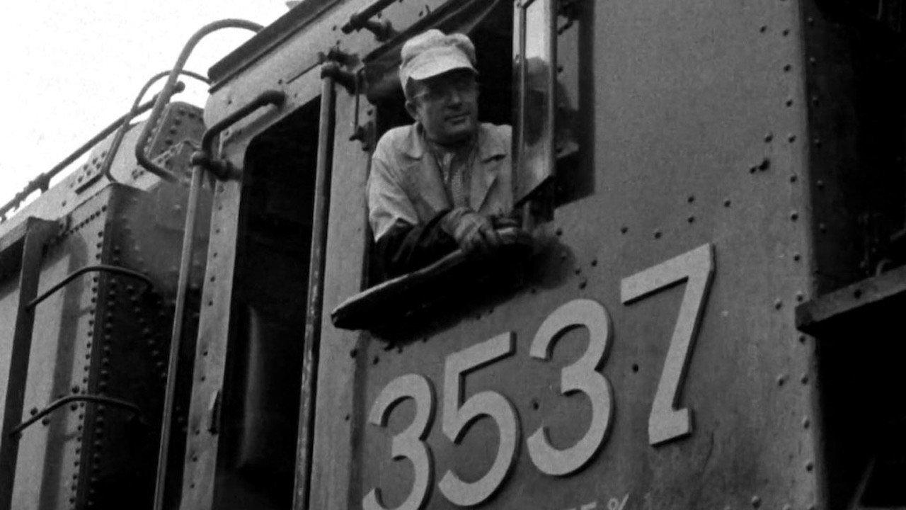 Railroad Town 1956 movie scene