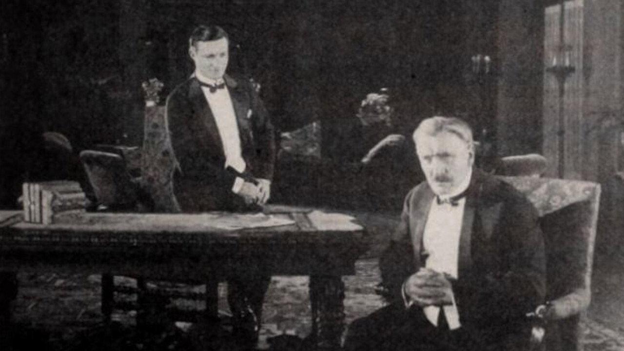 Trailin' 1921 movie scene