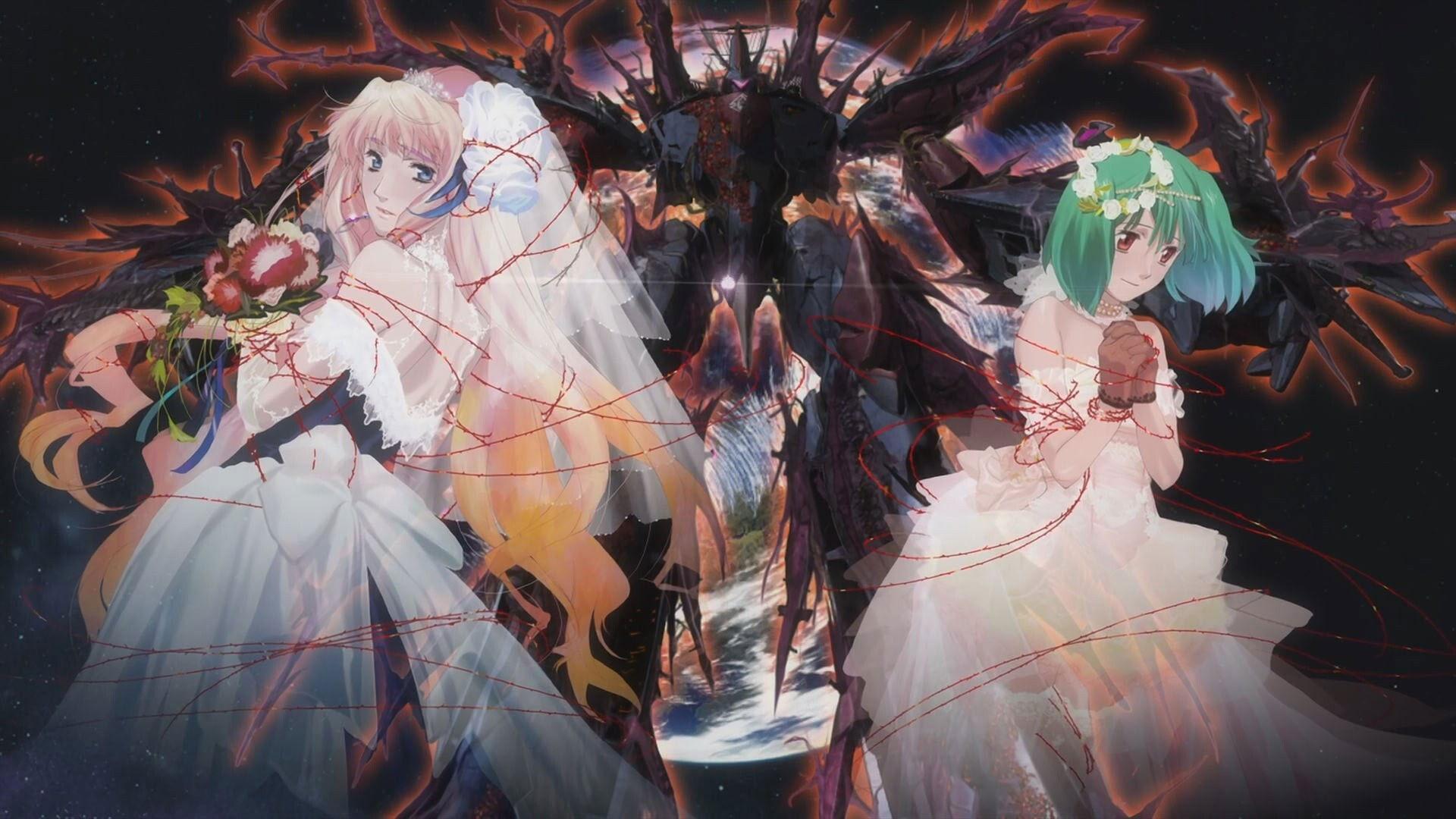 Macross Frontier: The False Songstress 2009 movie scene