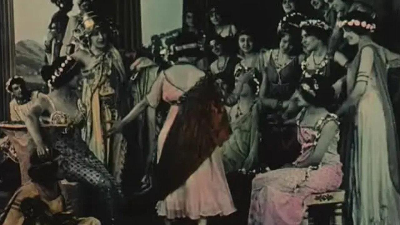 The Roman Orgy 1911 movie scene