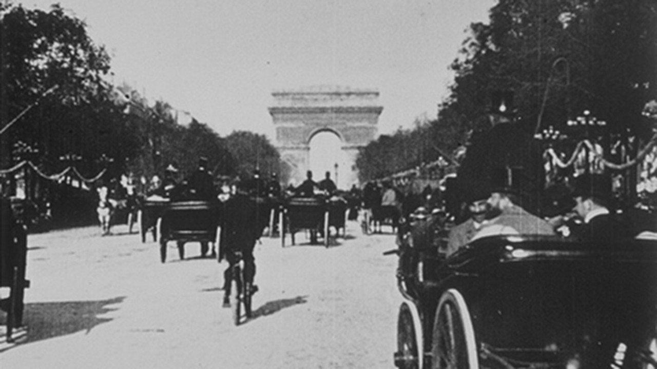 Arc de Triomphe 1896 movie scene