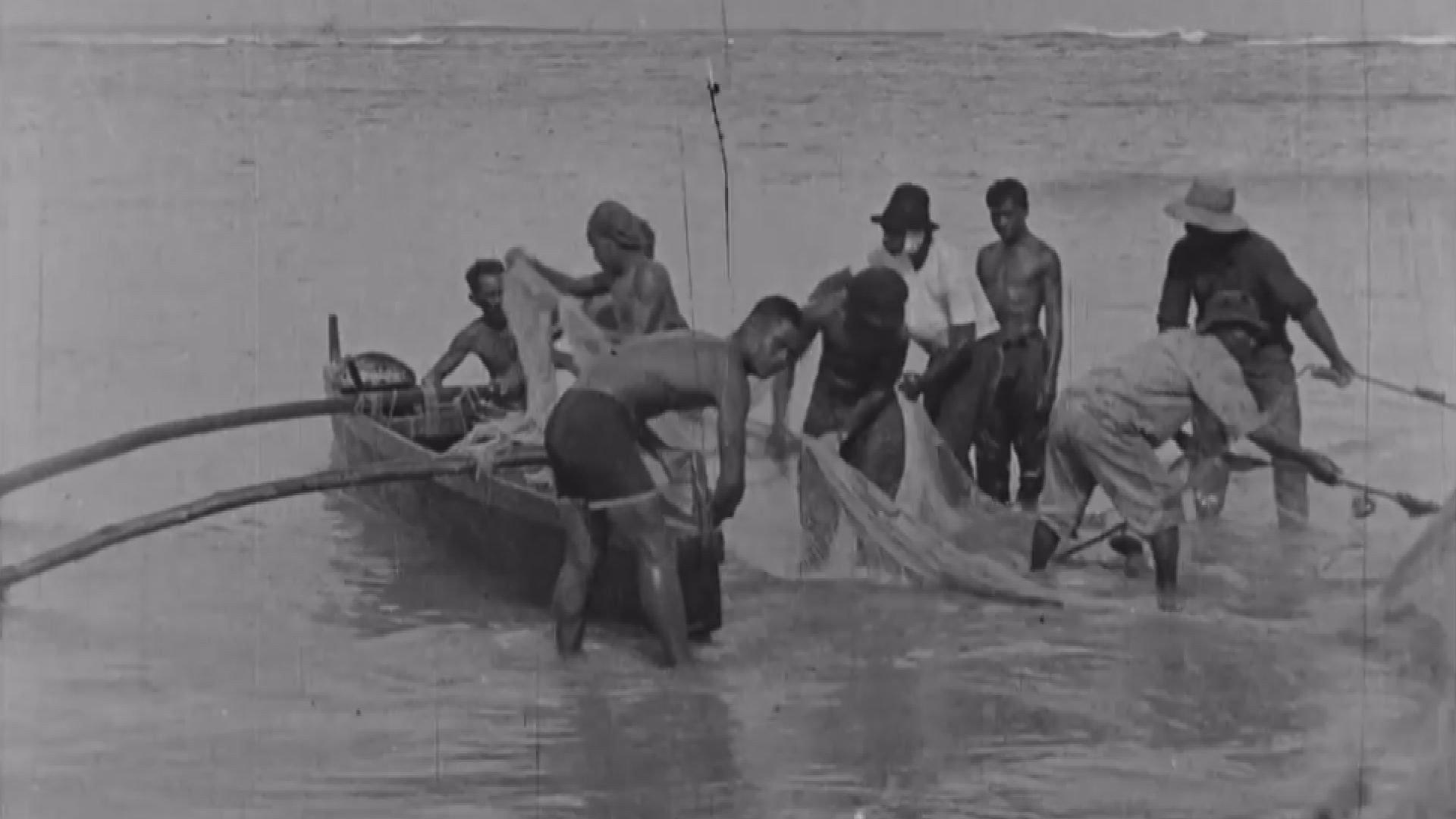 The Hawaiian Islands 1924 movie scene