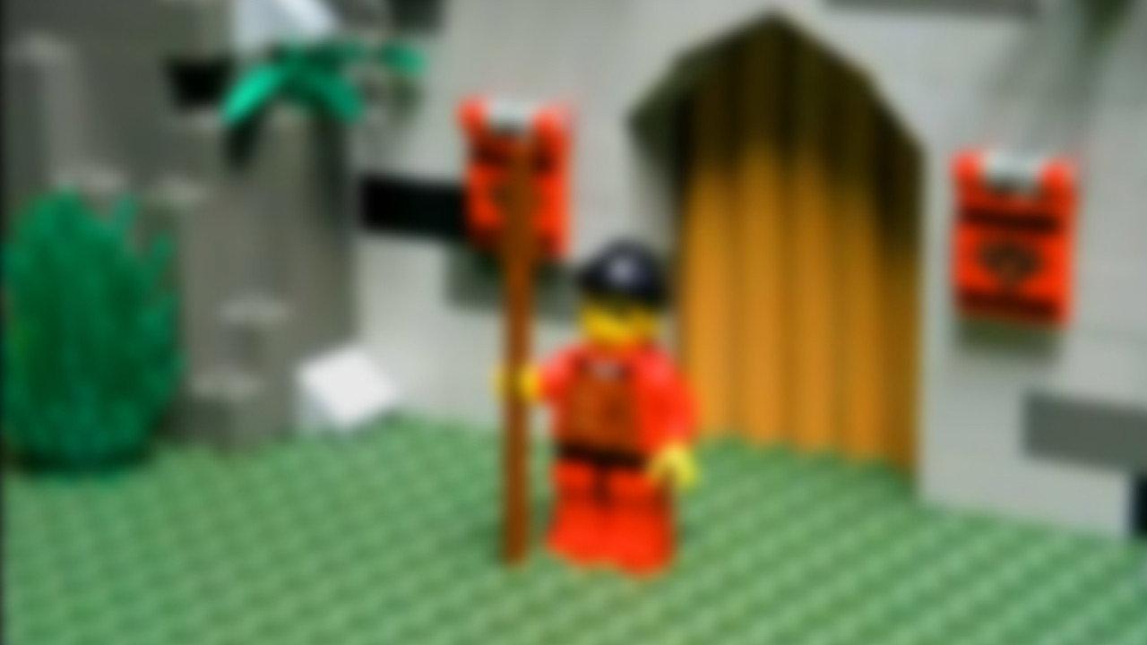 Lego Ninja - The Underground Fortress 2009 movie scene