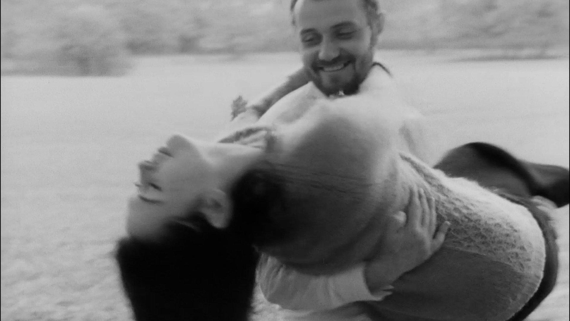 White, white swans... 1973 movie scene