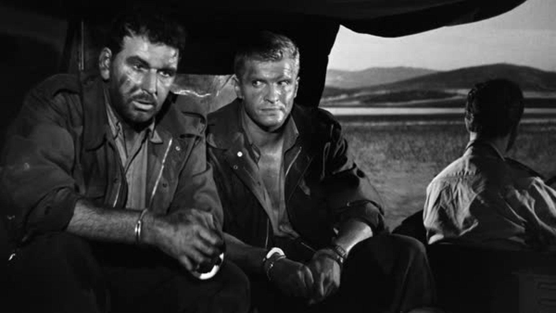 Escape from Sahara 1958 movie scene