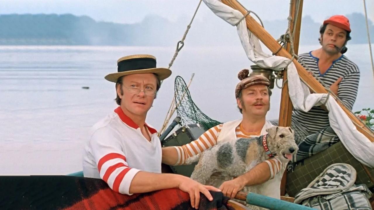 Three Men in a Boat 1979 movie scene