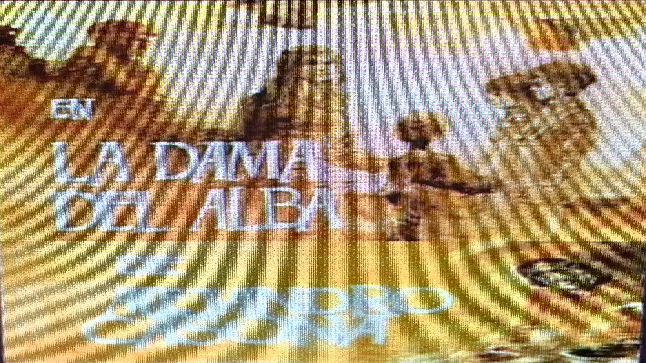 La dama del Alba 1989 movie scene