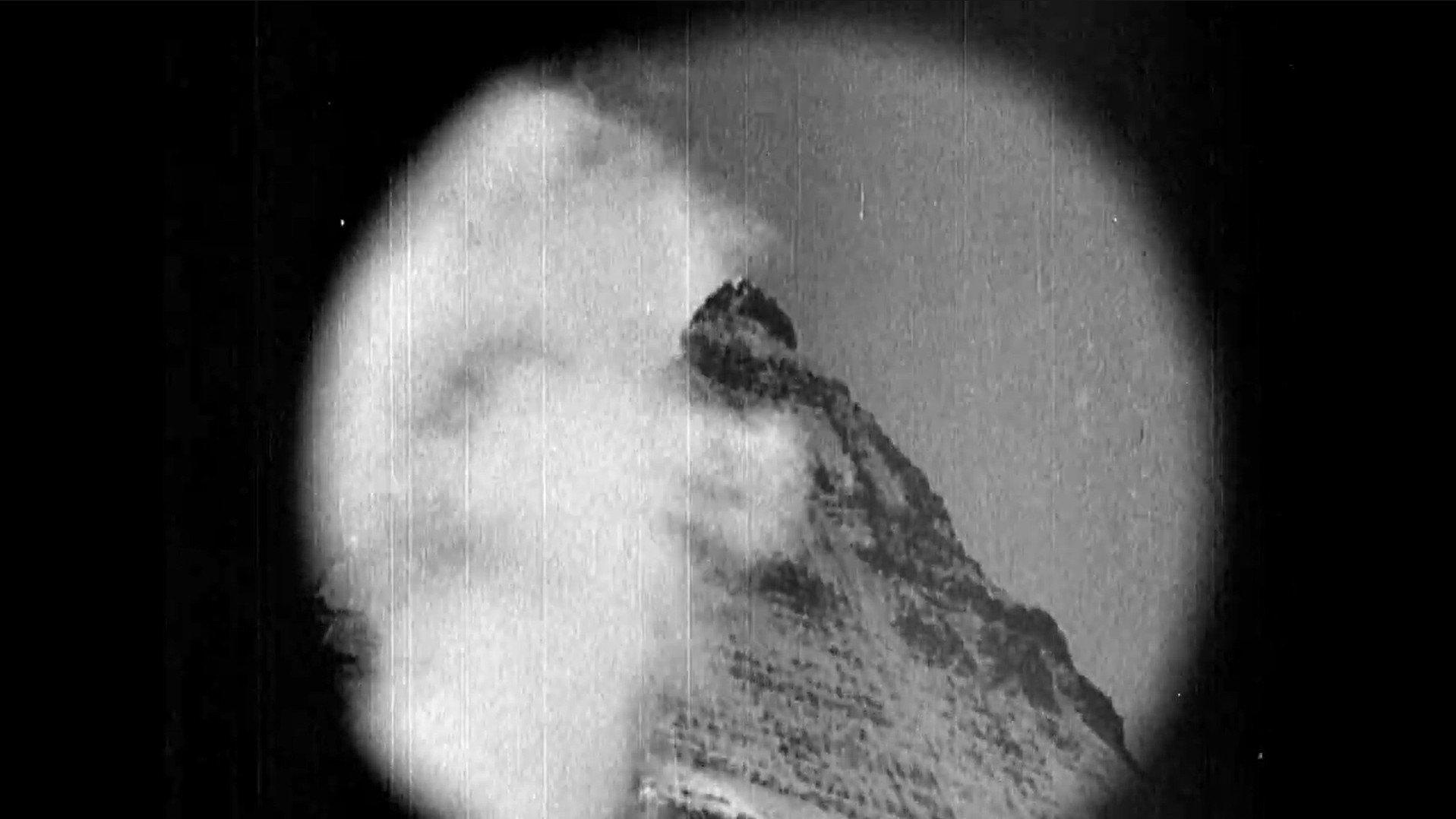 A Mountaineering Memory 1918 movie scene