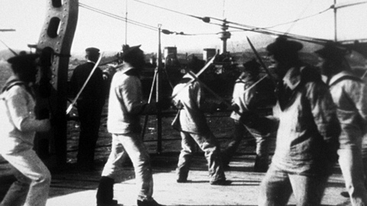 Escrime au sabre 1898 movie scene