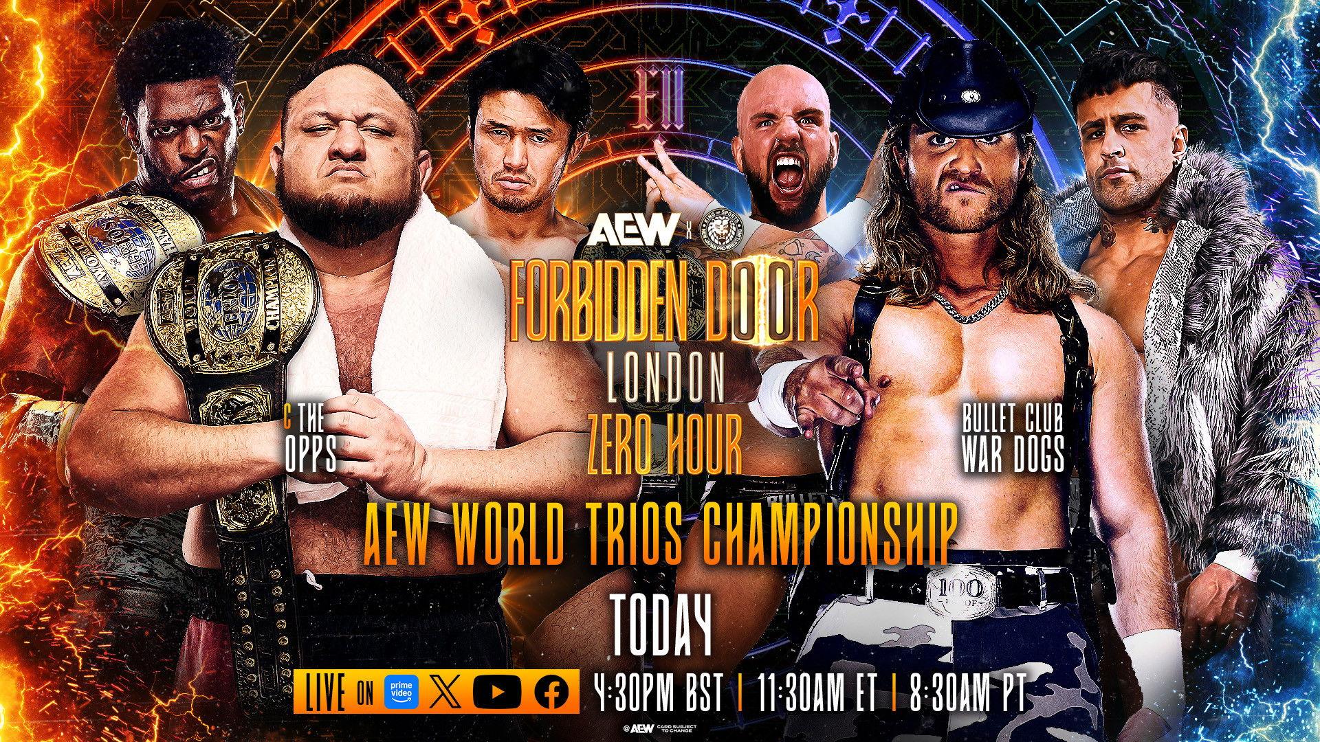 AEW x NJPW: Forbidden Door 2025 - Zero Hour 2025 movie scene