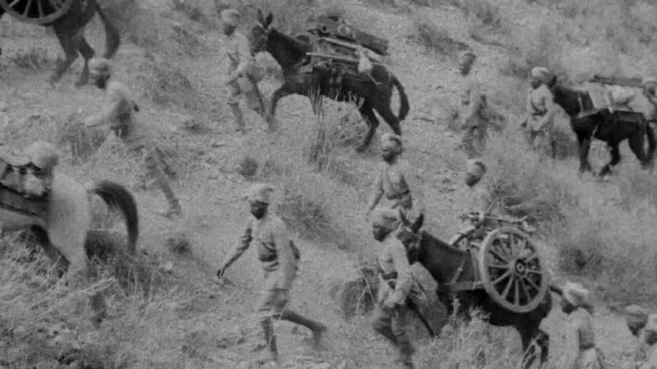 Randolph Bezzant Holmes India Films 1919 movie scene