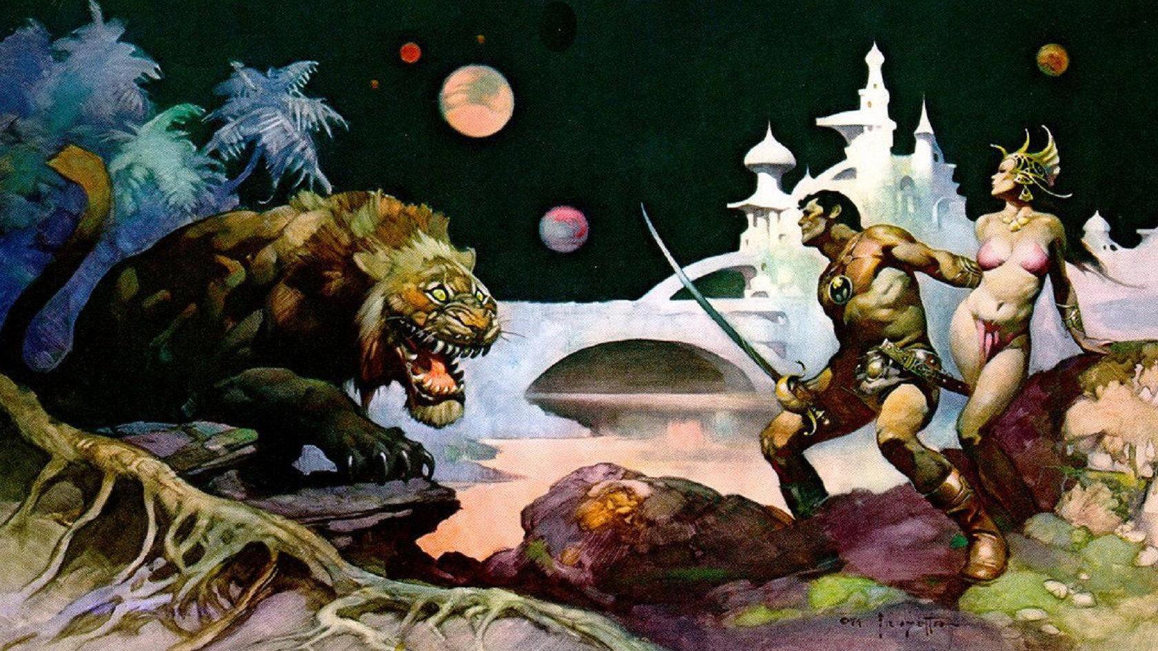Frazetta: Painting with Fire 2003 movie scene