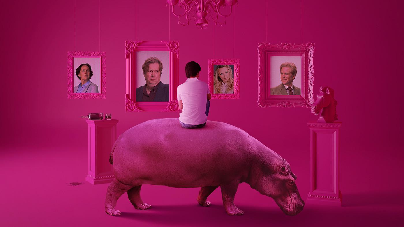 The Hippopotamus 2017 movie scene