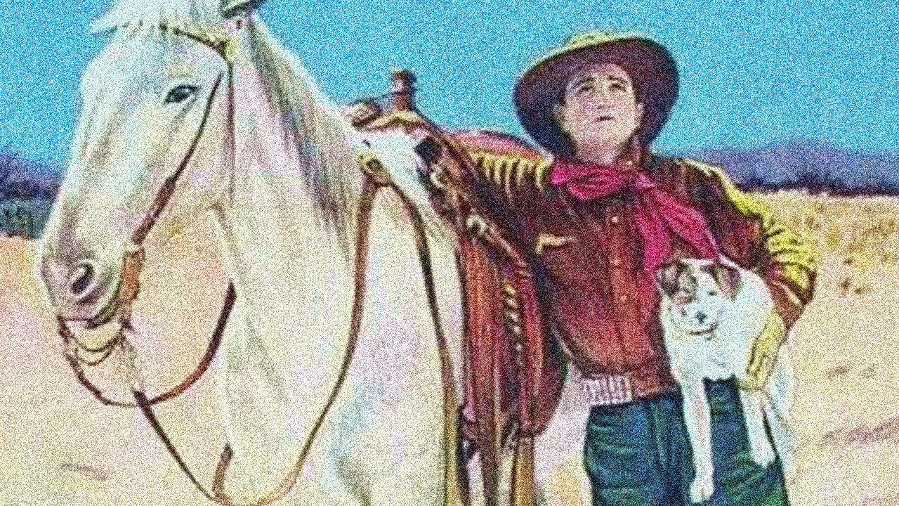 The Puncher and the Pup 1919 movie scene