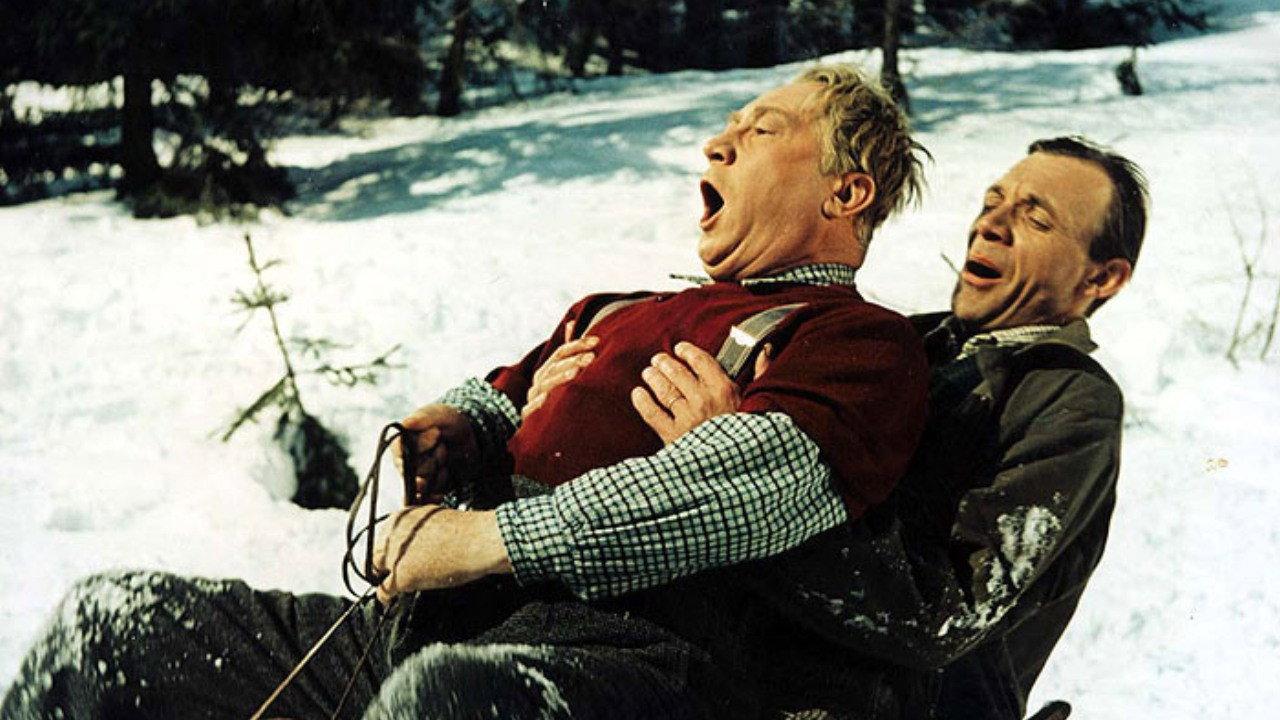 Angel in the Mountains 1955 movie scene