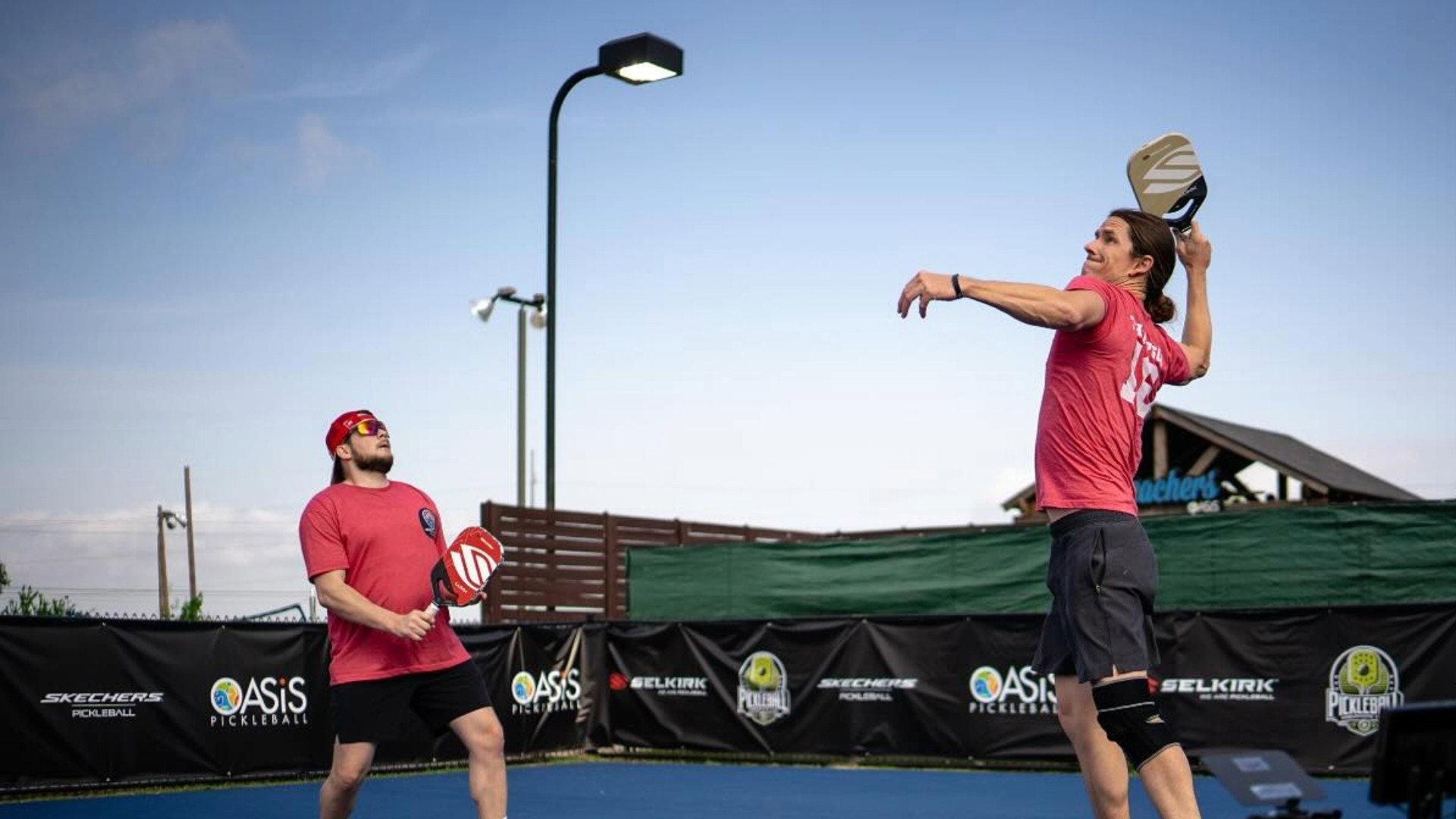 Pickleball  movie scene