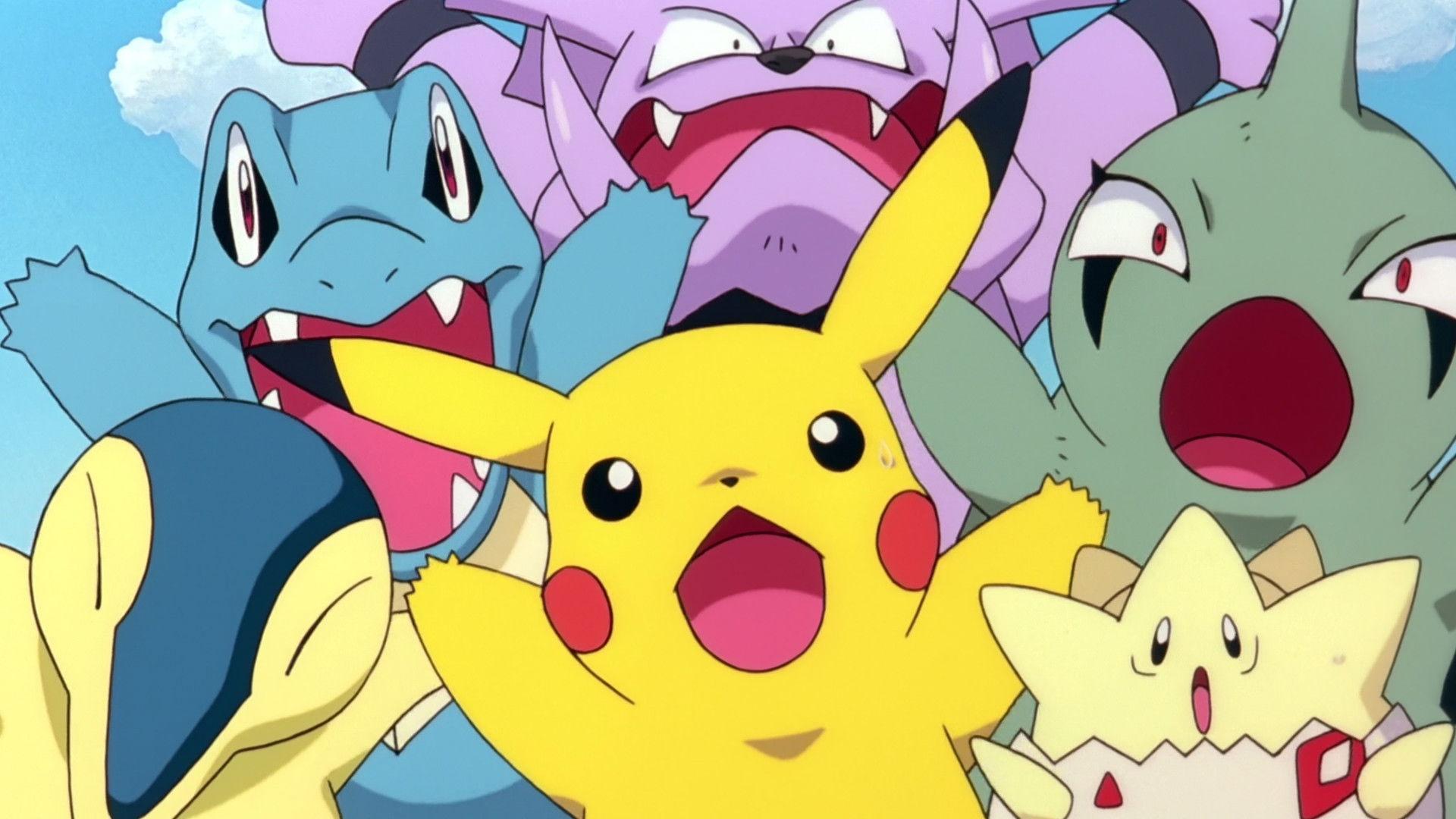 Pikachu's PikaBoo 2001 movie scene