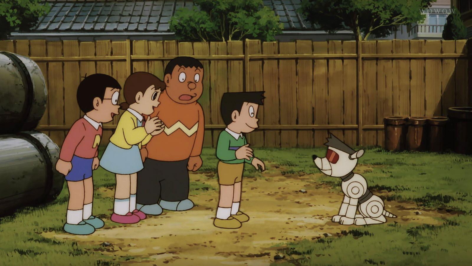 Doraemon: Nobita and the Robot Kingdom 2002 movie scene