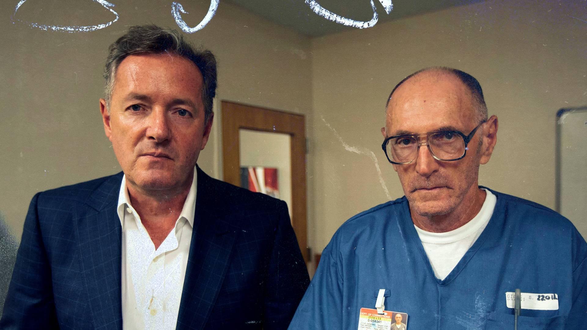 Confessions of a Serial Killer with Piers Morgan 2019 movie scene