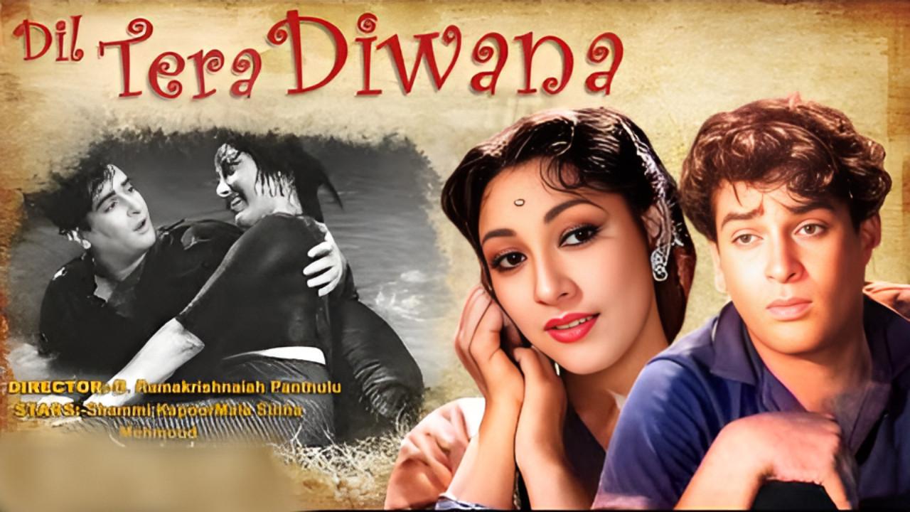 Dil Tera Diwana 1962 movie scene