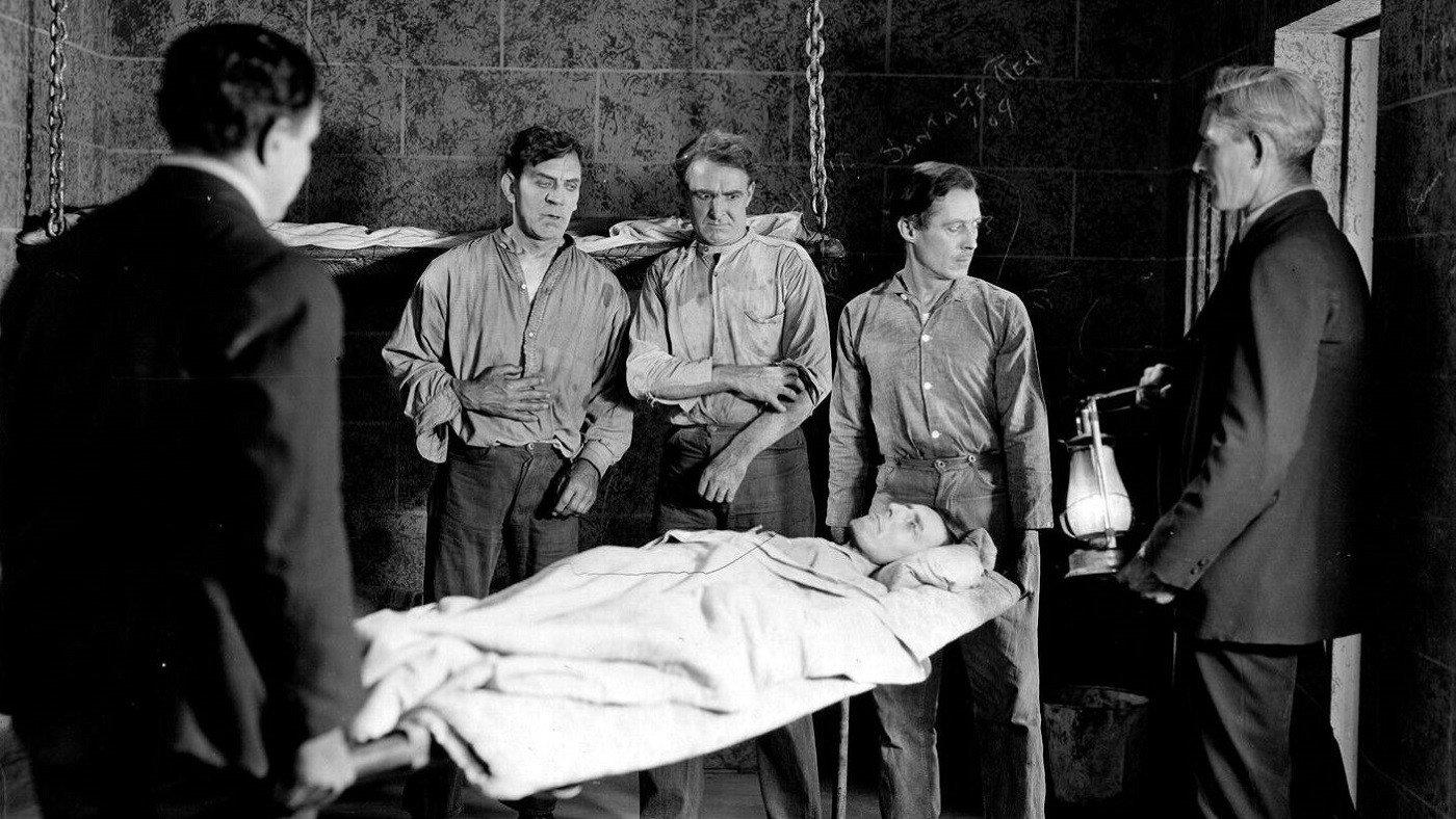 The Face on the Barroom Floor 1923 movie scene