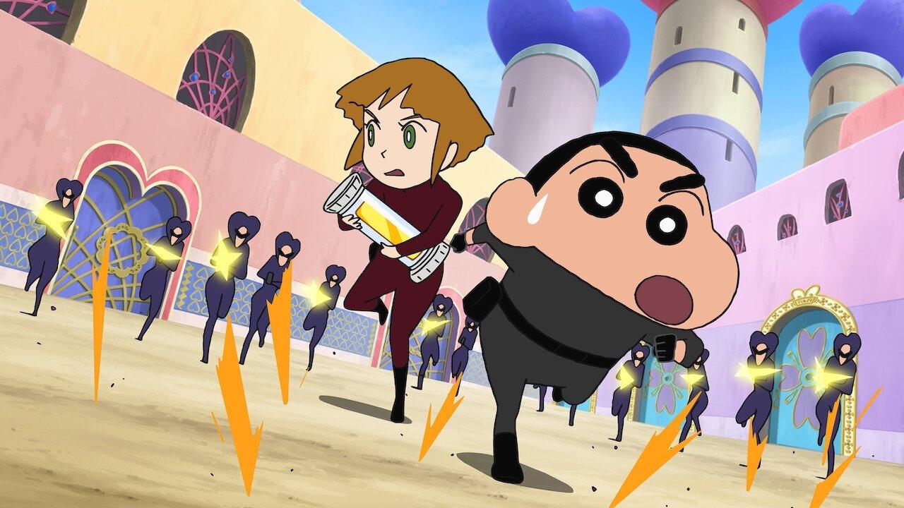 Crayon Shin-chan: Fierceness That Invites Storm! Operation Golden Spy 2011 movie scene