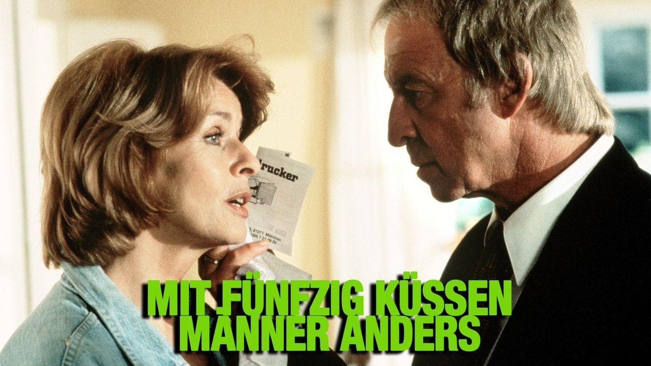 At Fifty, Men Kiss Differently 1999 movie scene