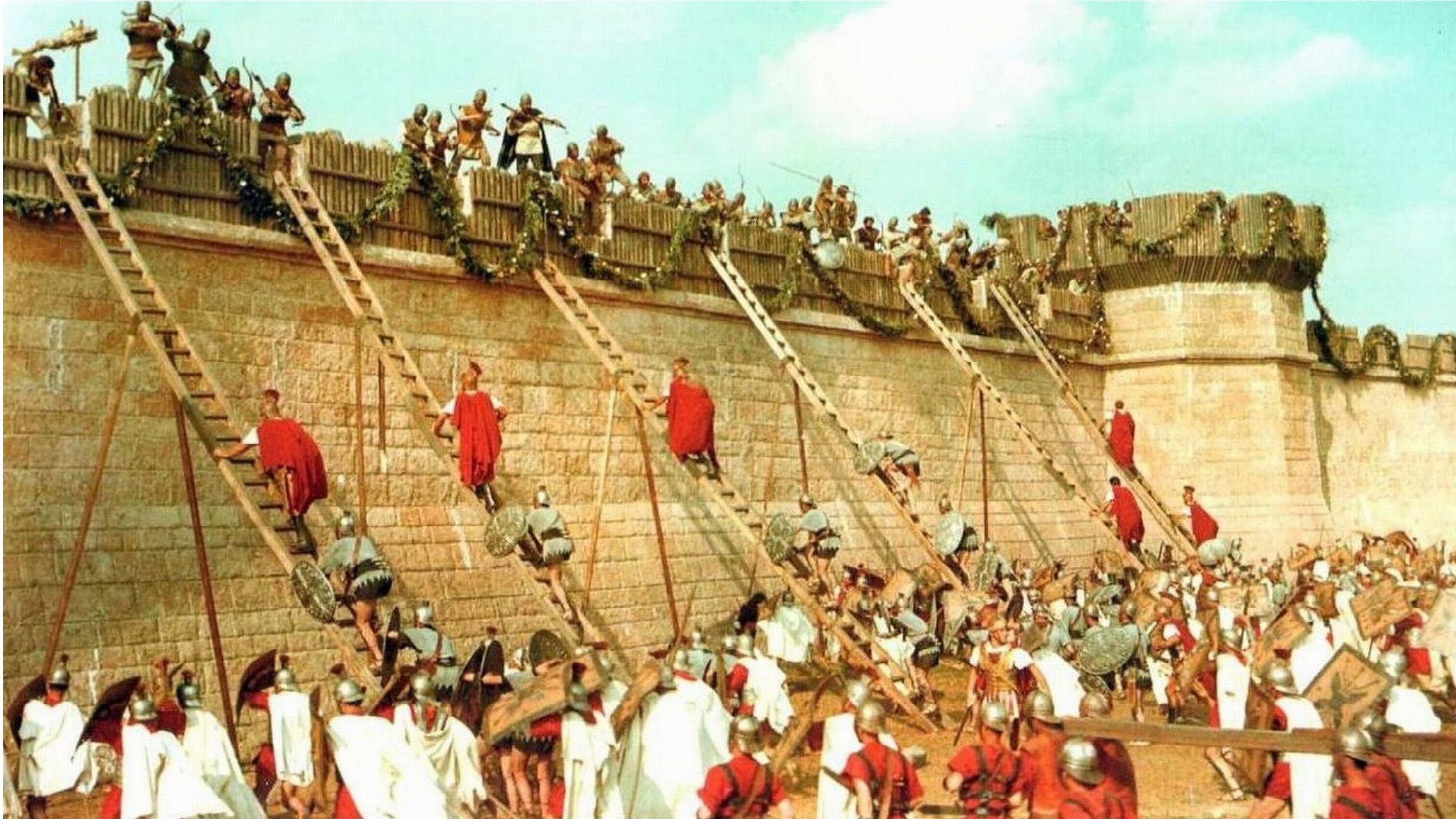 The Dacians 1967 movie scene