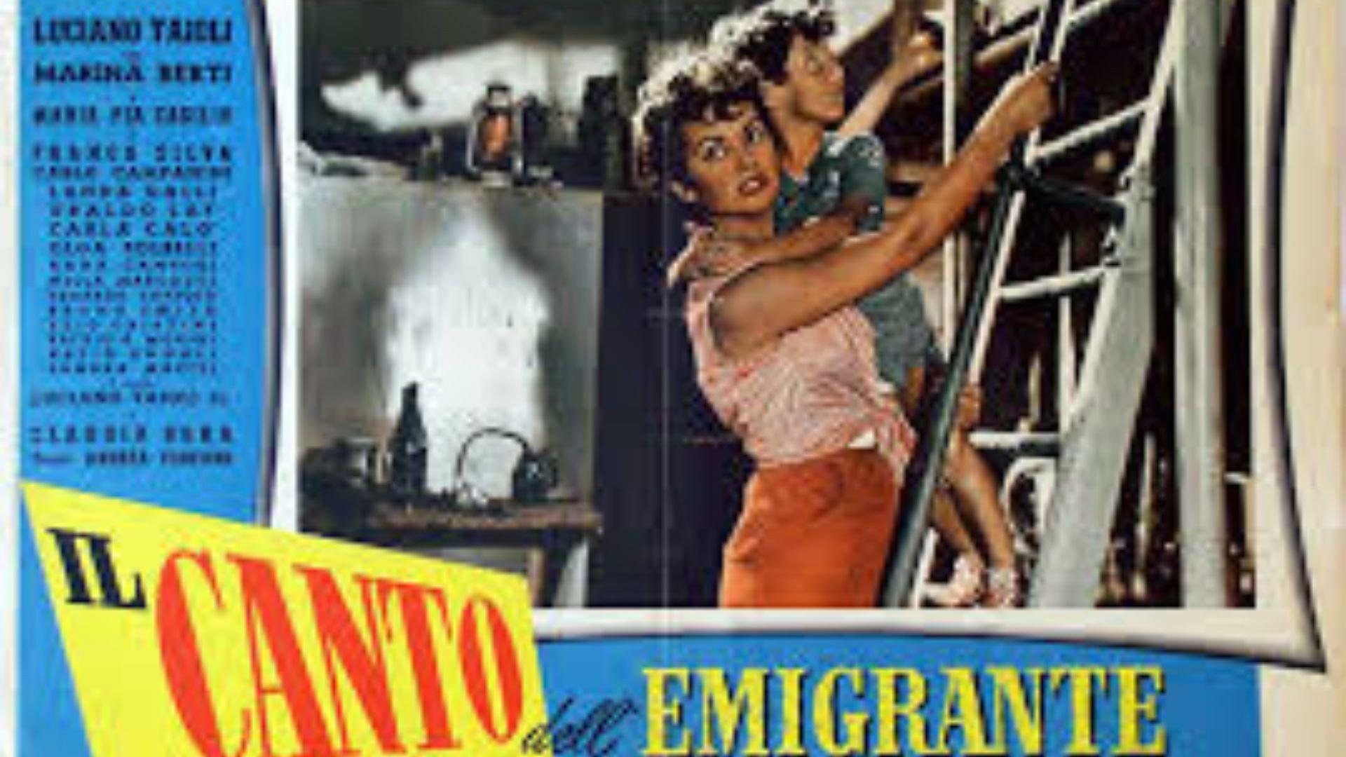 Il canto dell'emigrante 1956 movie scene