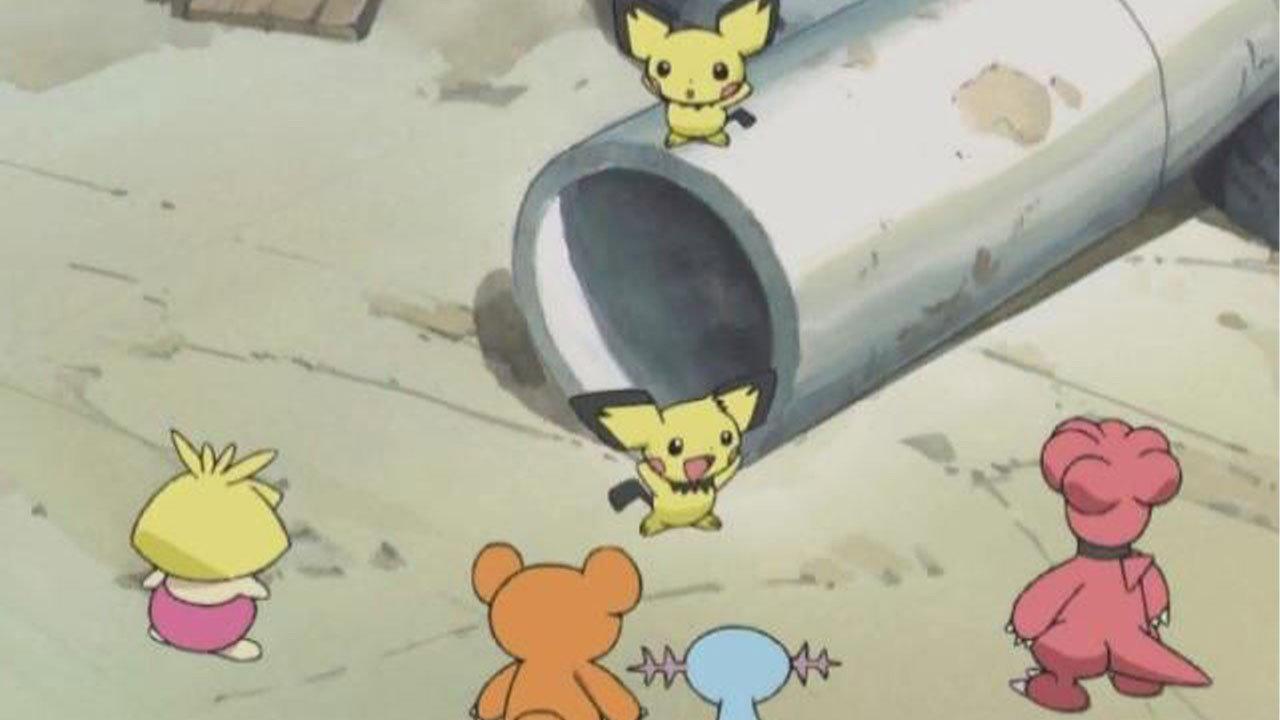 Pichu Bros. in Party Panic 2003 movie scene