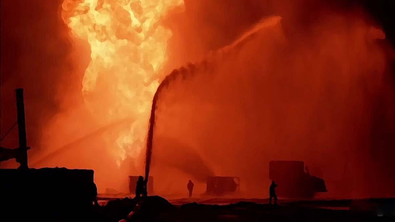 Fires of Kuwait 1992 movie scene