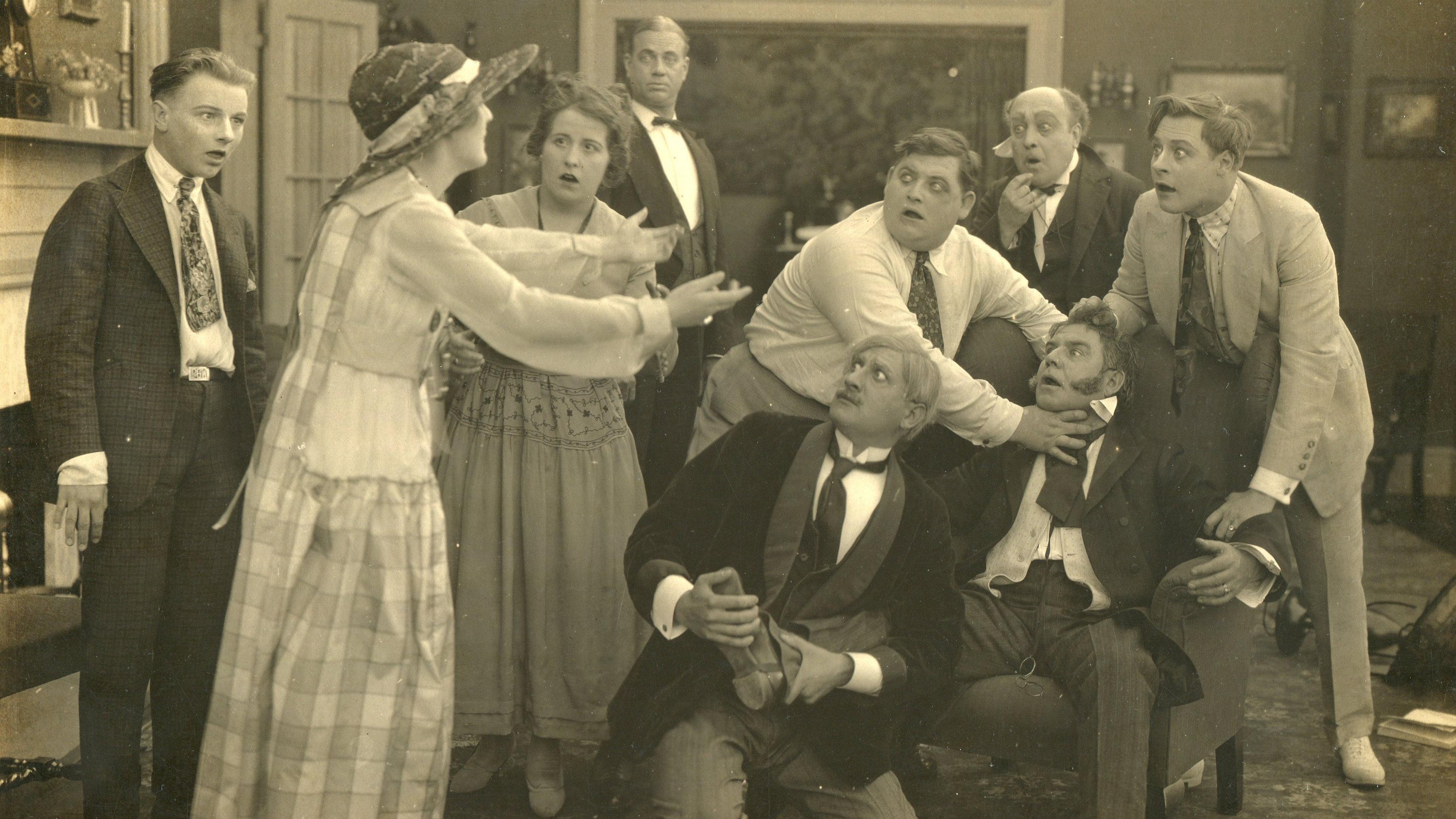 The Haunted Pajamas 1917 movie scene