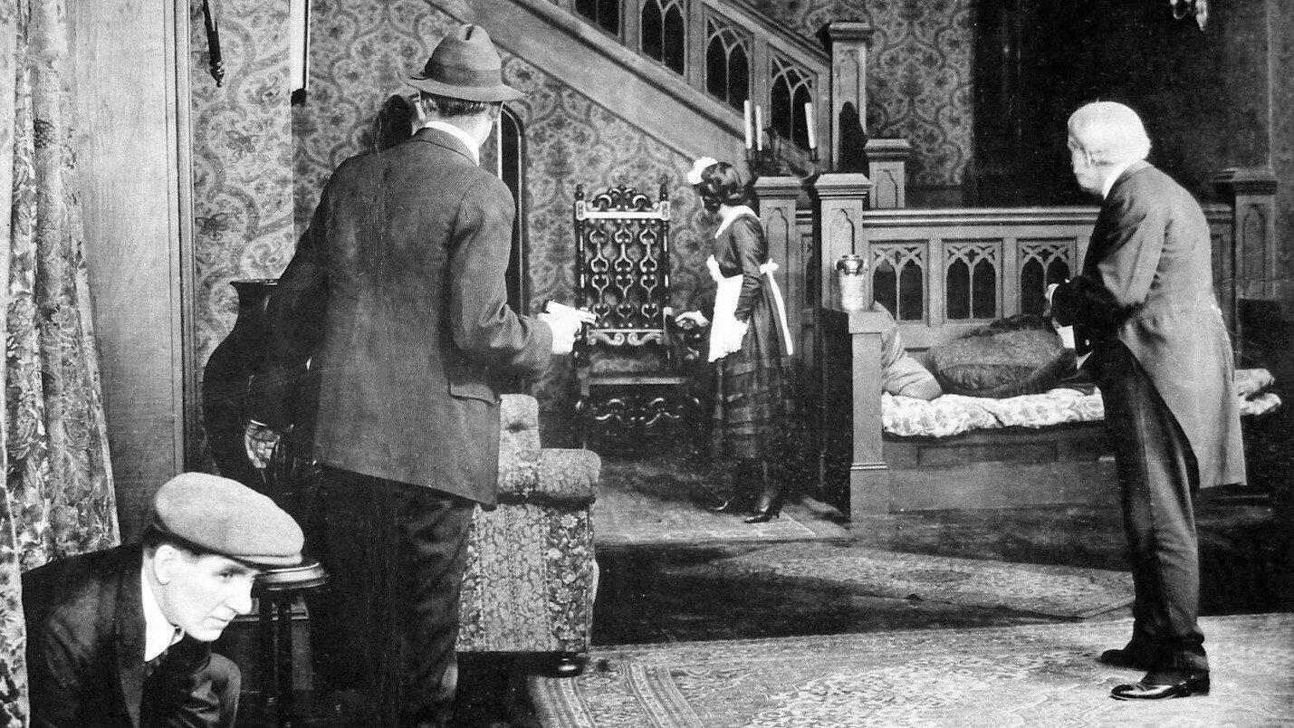 The Midnight Man 1919 movie scene