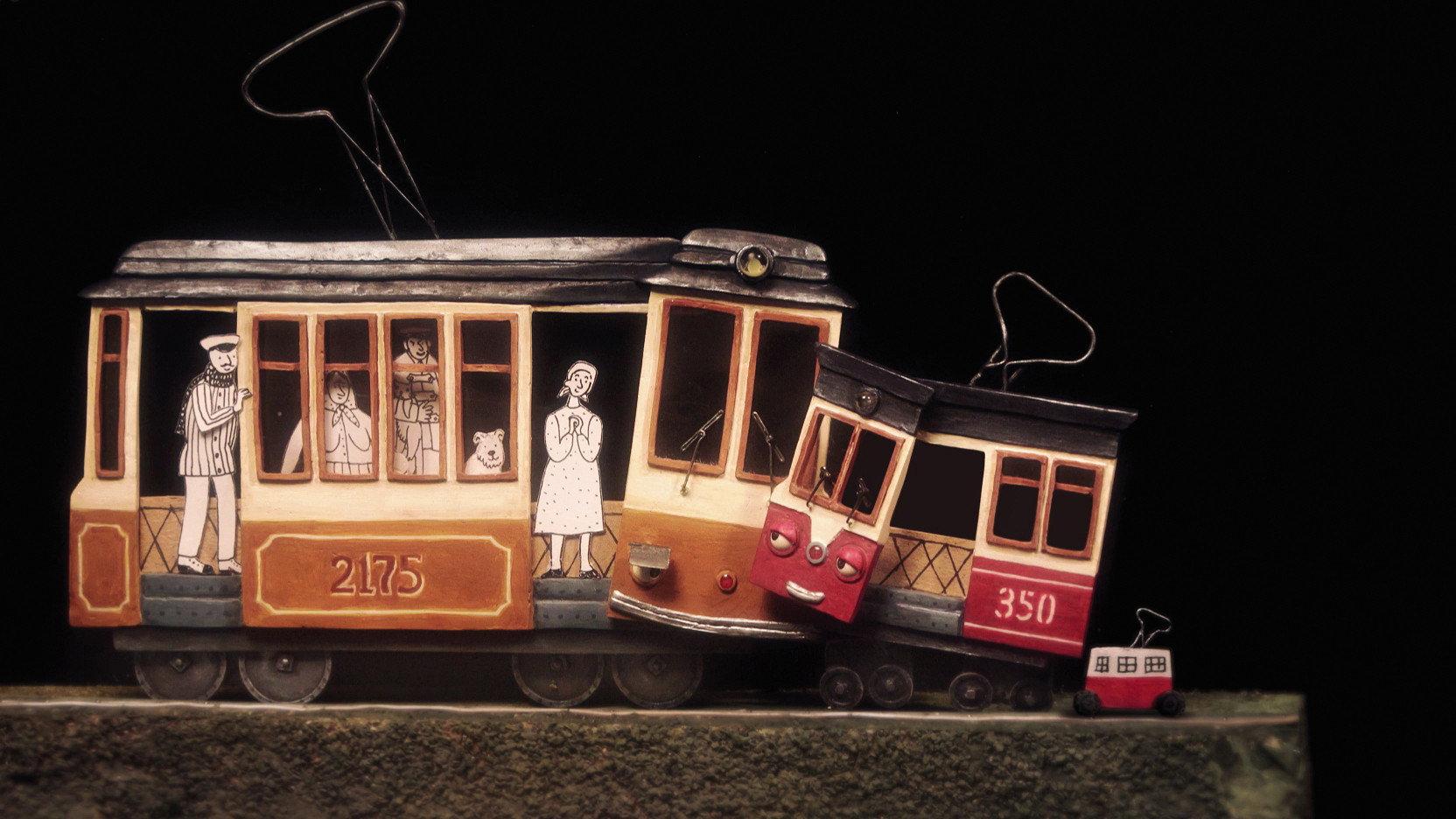 Two Trams 2017 movie scene