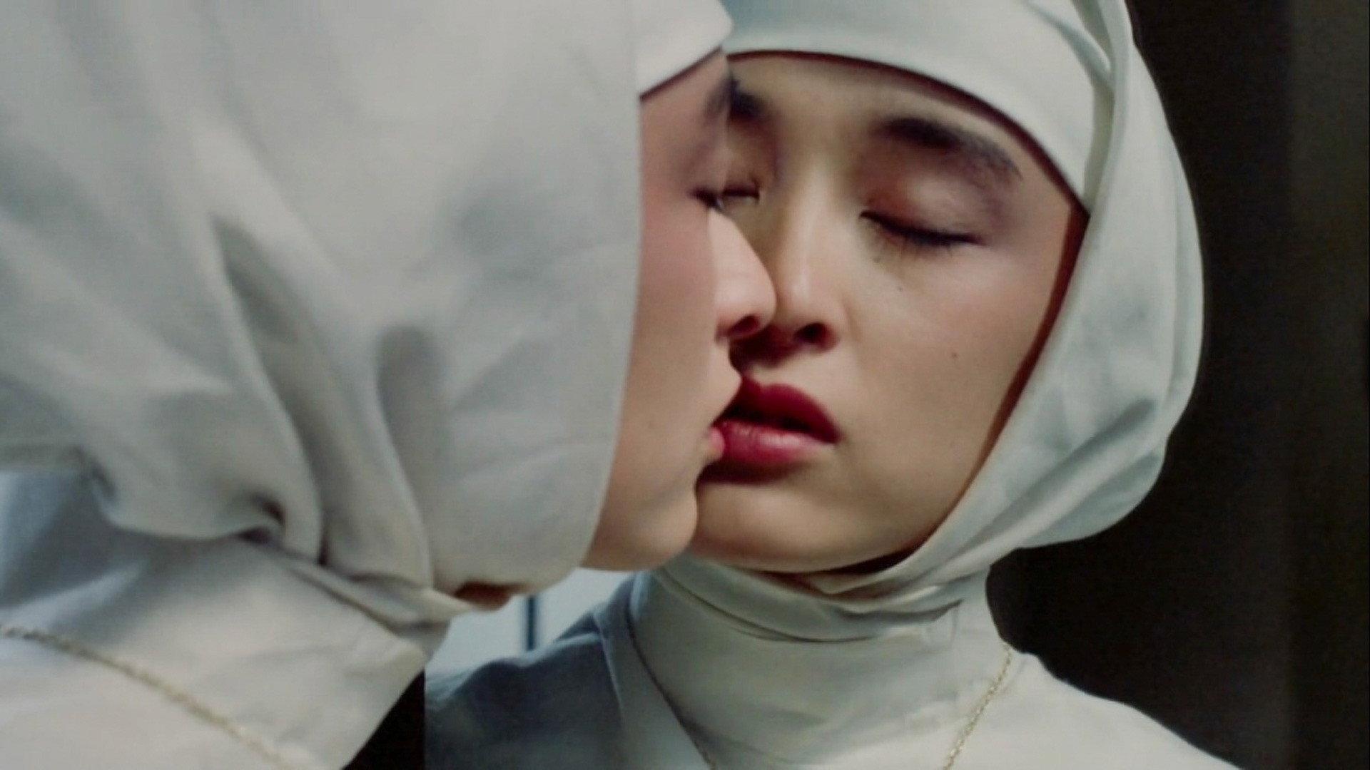 Nun in Rope Hell 1984 movie scene