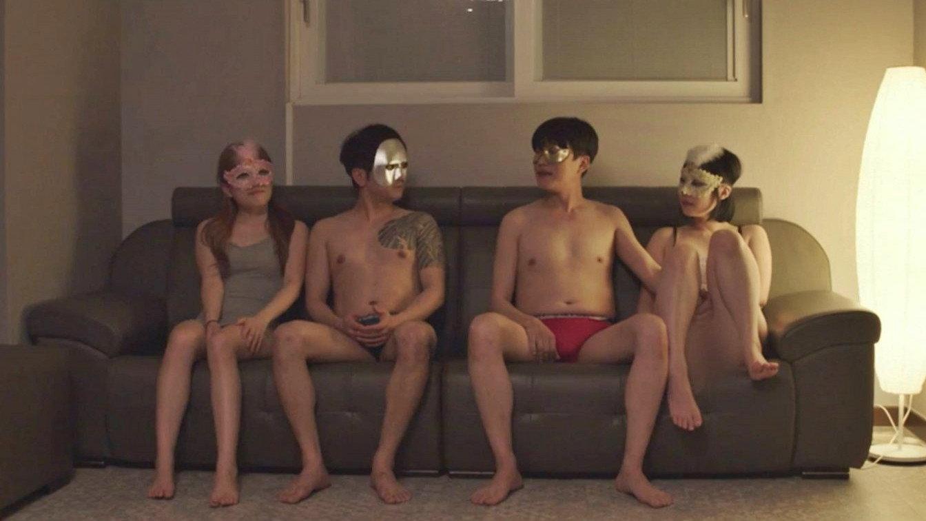 Friend Couples Exchange Review 2024 movie scene