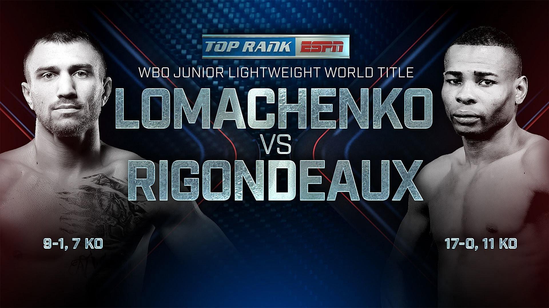 Vasyl Lomachenko vs. Guillermo Rigondeaux 2017 movie scene