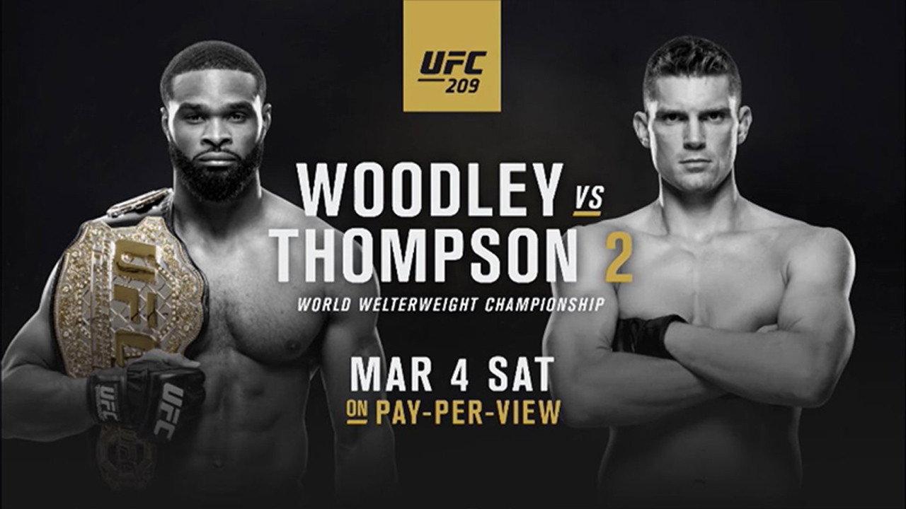 UFC 209: Woodley vs. Thompson 2 2017 movie scene