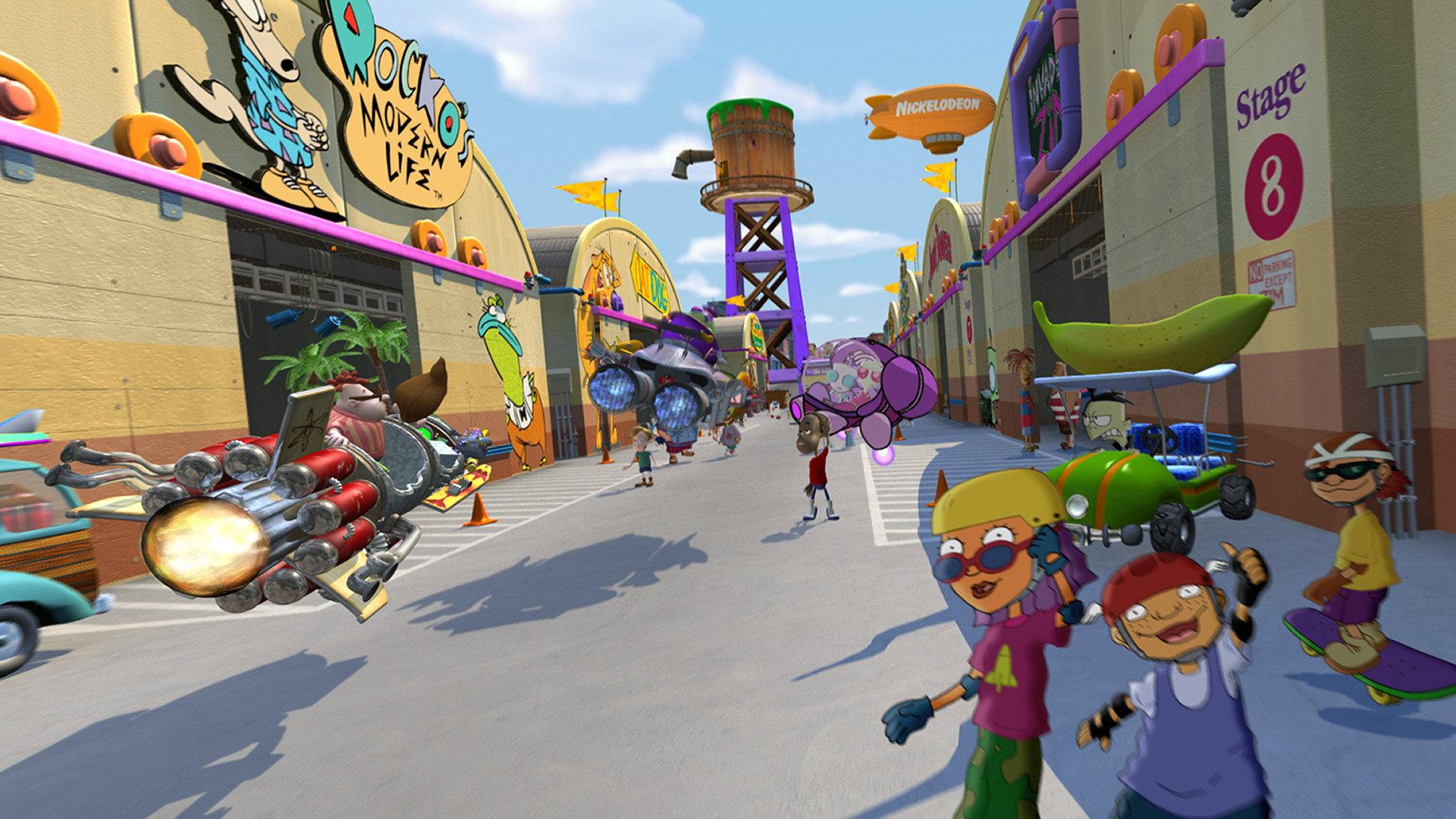 Jimmy Neutron's Nicktoon Blast 2003 movie scene