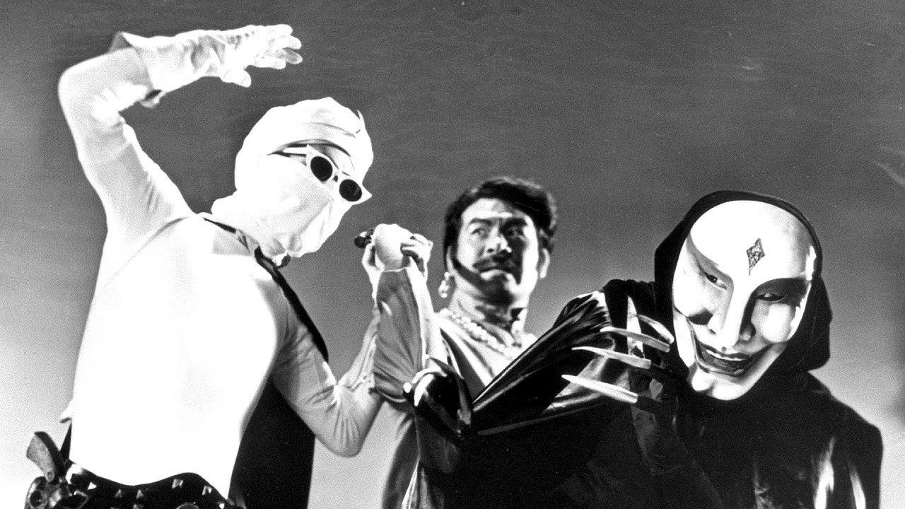 Moonlight Mask: Claws of Satan 1958 movie scene