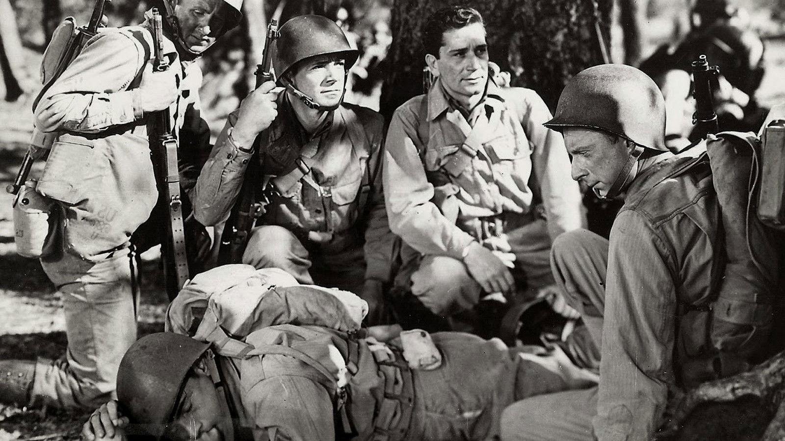 A Walk in the Sun 1945 movie scene